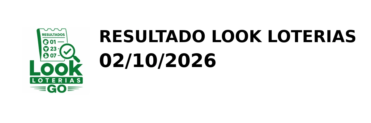 Look Loterias - Resultado do Jogo do Bicho 02/10/2026