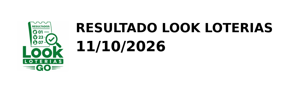 Look Loterias - Resultado do Jogo do Bicho 11/10/2026